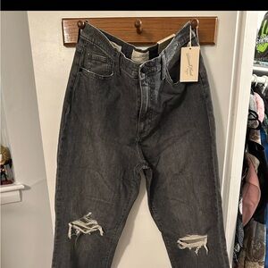 Brand new Target jeans, size 10R, distressed.